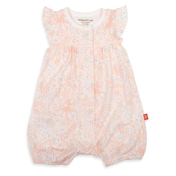 MAGNETIC ME MAGNETIC S/S SHORT POLO ROMPER